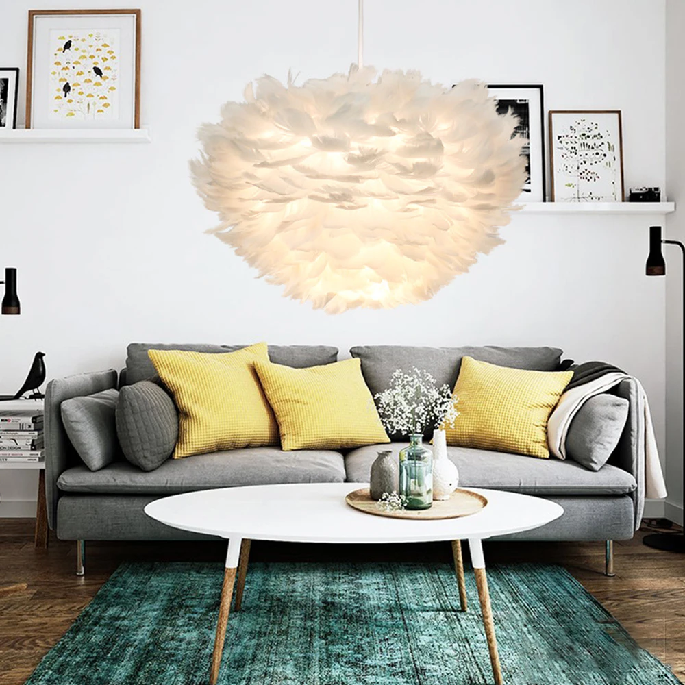 Nordic Style Lamps Simple Modern Living Room Bedroom Children's lamp Net Red Feather Pendant Lamp For Home Decoration
Nordic Style Lamps Simple Modern Living Room Bedroom Children's lamp Net Red Feather Pendant Lamp For Home Decoration