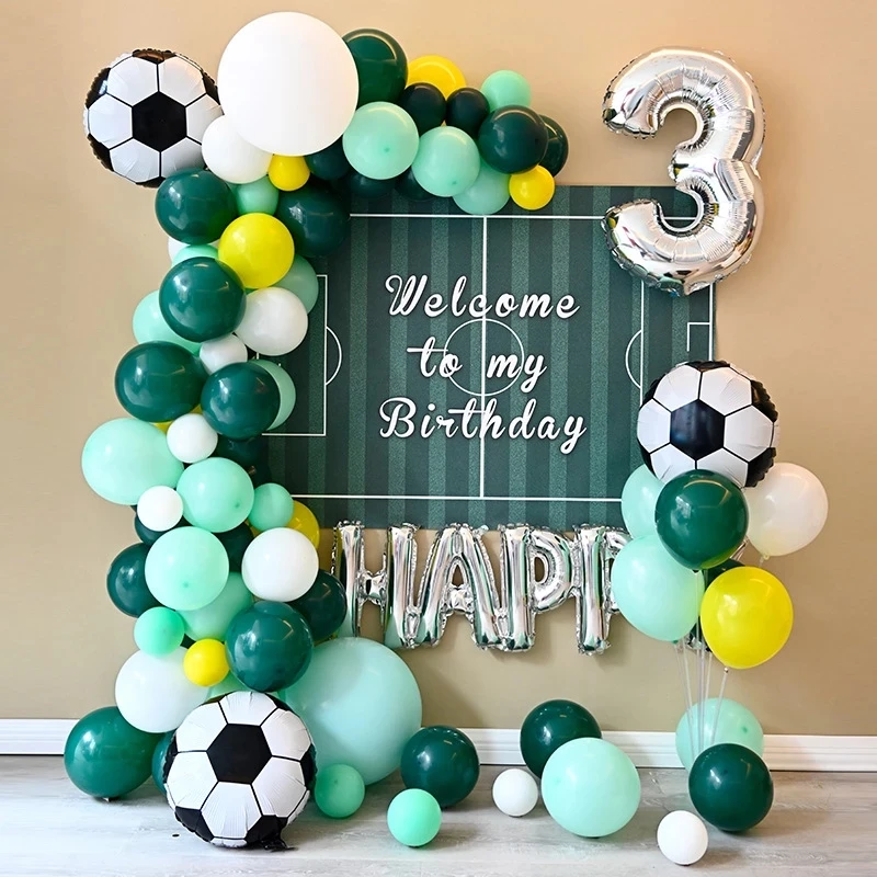 78pcs/lot Football Balloons Garland Arch Kit Dark Green Latex Globos Soccer Theme Party Decoration Birthday Party Event Supplies
78pcs/lot Football Balloons Garland Arch Kit Dark Green Latex Globos Soccer Theme Party Decoration Birthday Party Event Supplies
