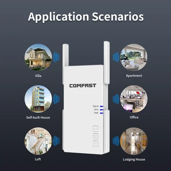 AC2100 wifi Router Gigabit 2.4G 5.0GHz Dual-Band 2100Mbps wireless extender Wifi Repeater With 4 High Gain Antennas Wider cover
AC2100 wifi Router Gigabit 2.4G 5.0GHz Dual-Band 2100Mbps wireless extender Wifi Repeater With 4 High Gain Antennas Wider cover