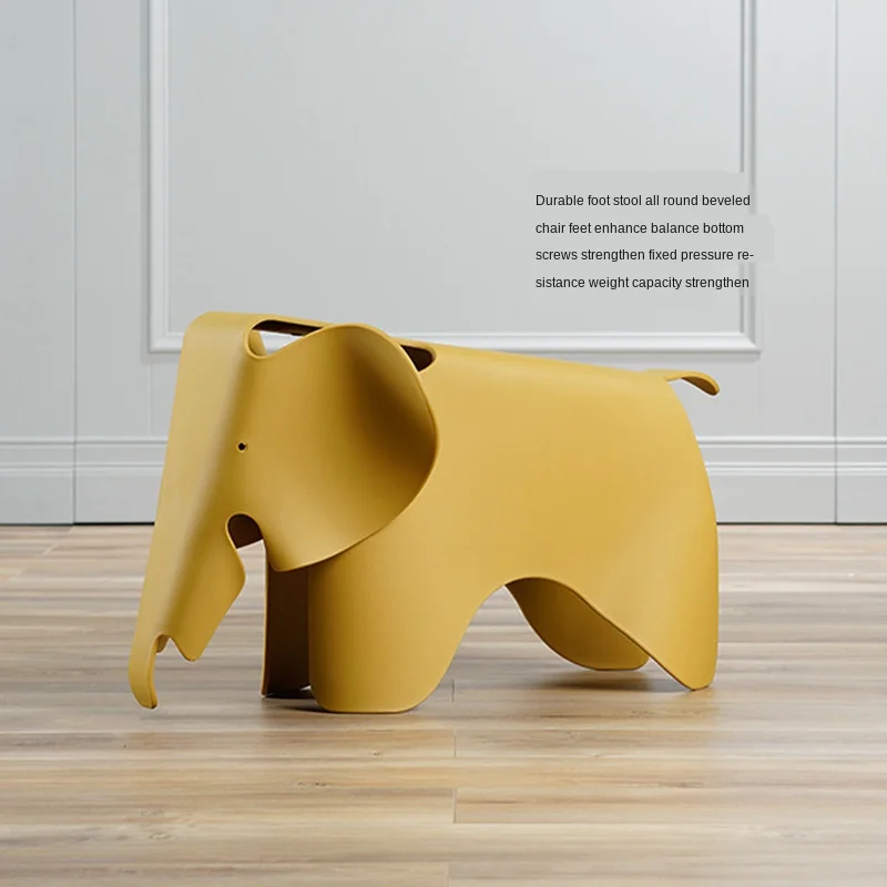 

Nordic creative decorative elephant chair shoes changing stool cute kindergarten elephant kids animal stool chair furniture