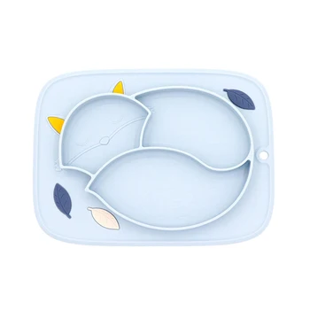 Baby silicone dish suction feeding food plate toddlers non-slip divided silica gel tableware plate feeding container placemat
Baby silicone dish suction feeding food plate toddlers non-slip divided silica gel tableware plate feeding container placemat