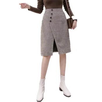 Elegant Mid OL Skirts High Waist Woolen Skirt 2020 Office Skirt Knee Length Winter Skirts Womens 534
Elegant Mid OL Skirts High Waist Woolen Skirt 2020 Office Skirt Knee Length Winter Skirts Womens 534