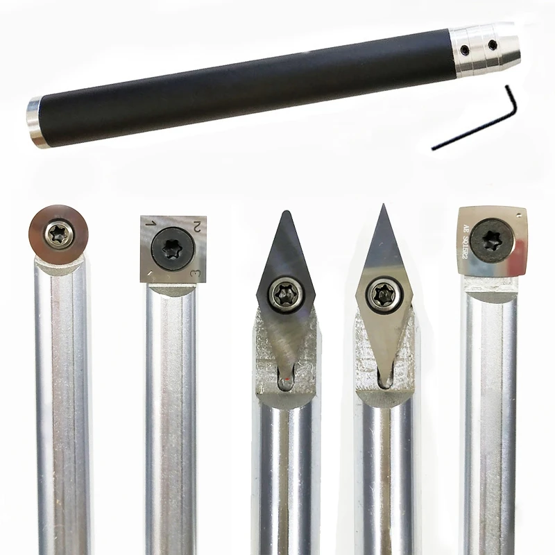 Wood Turning Tool Chisel Changeable Tungsten Titanium Tip Lathe Tool Insert Cutter Can Match Aluminum Handle Woodworking Tool
Wood Turning Tool Chisel Changeable Tungsten Titanium Tip Lathe Tool Insert Cutter Can Match Aluminum Handle Woodworking Tool