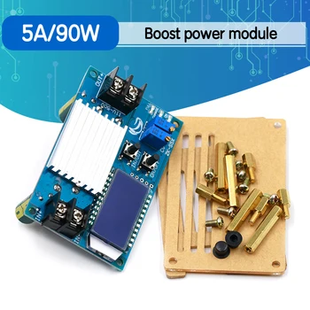 DC-DC DC 9 -45V to 10 -50V 5A Step Up Power Supply Module Adjustable Boost Adapter CV/CC Converter LCD Display with Case
DC-DC DC 9 -45V to 10 -50V 5A Step Up Power Supply Module Adjustable Boost Adapter CV/CC Converter LCD Display with Case