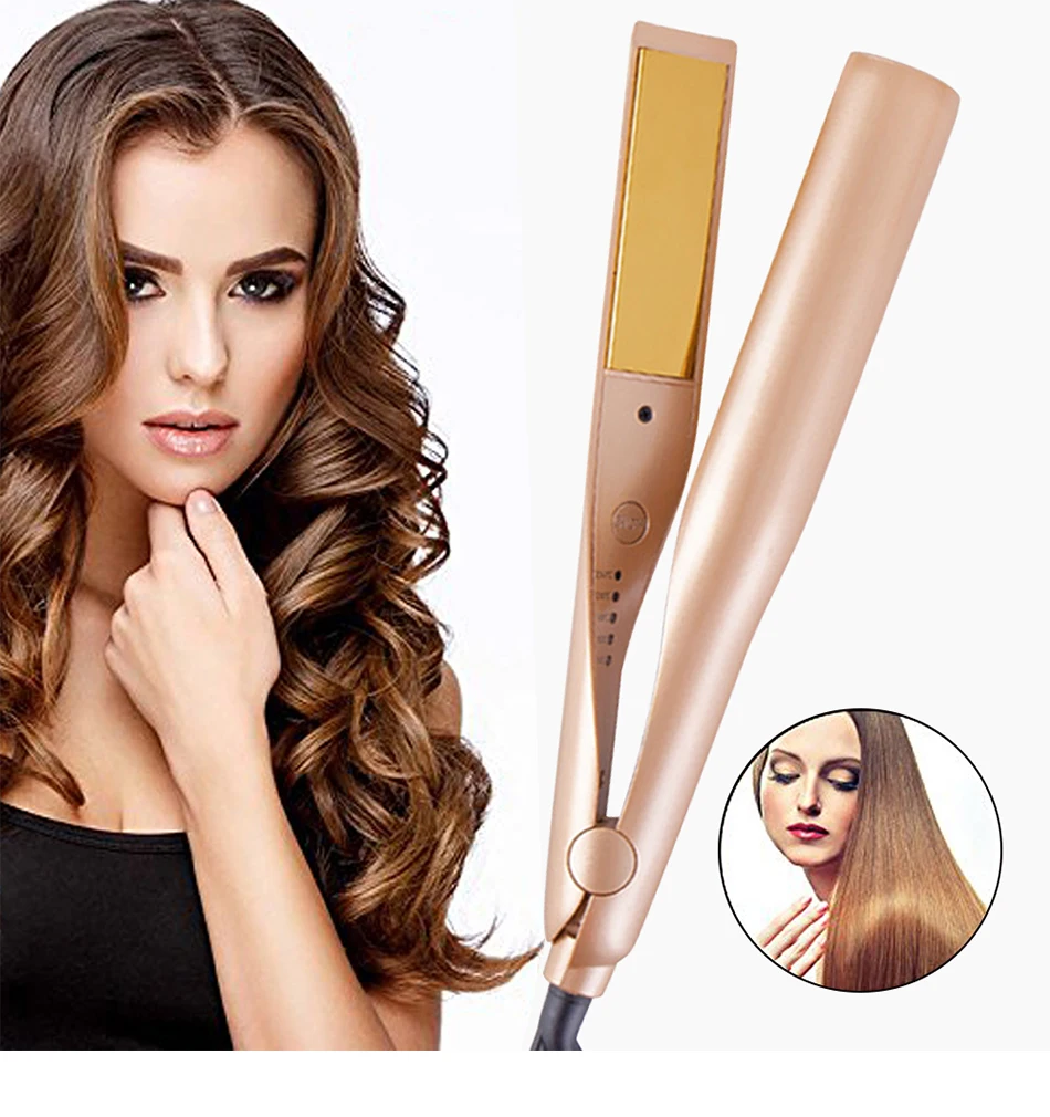 Ionic Straightener Professional Flat Iron with 3D Float Titanium Plates 2 in 1 Hair Straightener and Curler Straightener curler
Ionic Straightener Professional Flat Iron with 3D Float Titanium Plates 2 in 1 Hair Straightener and Curler Straightener curler