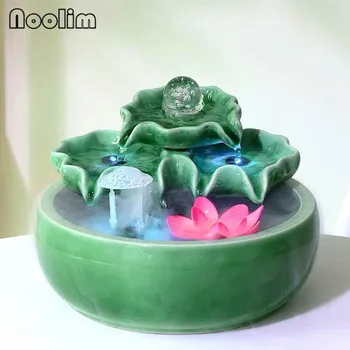 Ceramic Crystal Transfer Ball Water Fountain Ornaments Fish Tank Feng Shui Waterscape Living Room Humidifier Home Decoration
Ceramic Crystal Transfer Ball Water Fountain Ornaments Fish Tank Feng Shui Waterscape Living Room Humidifier Home Decoration