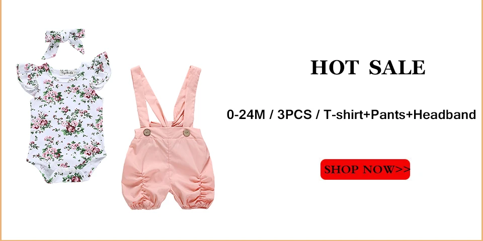 Newborn Baby Girl Clothes Set Summer Solid Color Short Sleeve Romper Flower Shorts Headband 3Pcs Outfit New Born Infant Clothing