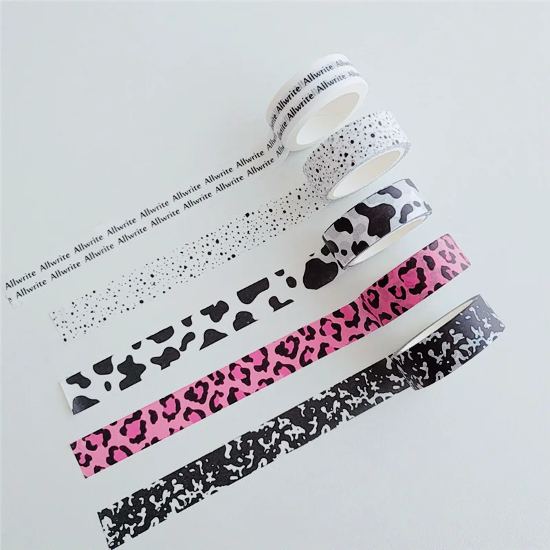 Sharkbang 15MMx5M Kawaii Milk Leopard Dog Print Washi Tape Cartoon Masking Tapes Korean For Journal Notebooks Stationery Sticker
Sharkbang 15MMx5M Kawaii Milk Leopard Dog Print Washi Tape Cartoon Masking Tapes Korean For Journal Notebooks Stationery Sticker