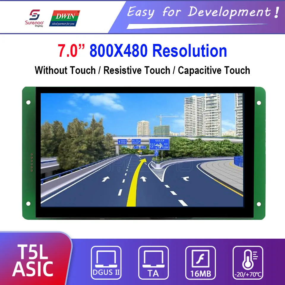 Dwin T5L HMI интеллектуальный дисплей dmg80480c070 _ 03w 7 0 "800X480 ЖК модуль экран