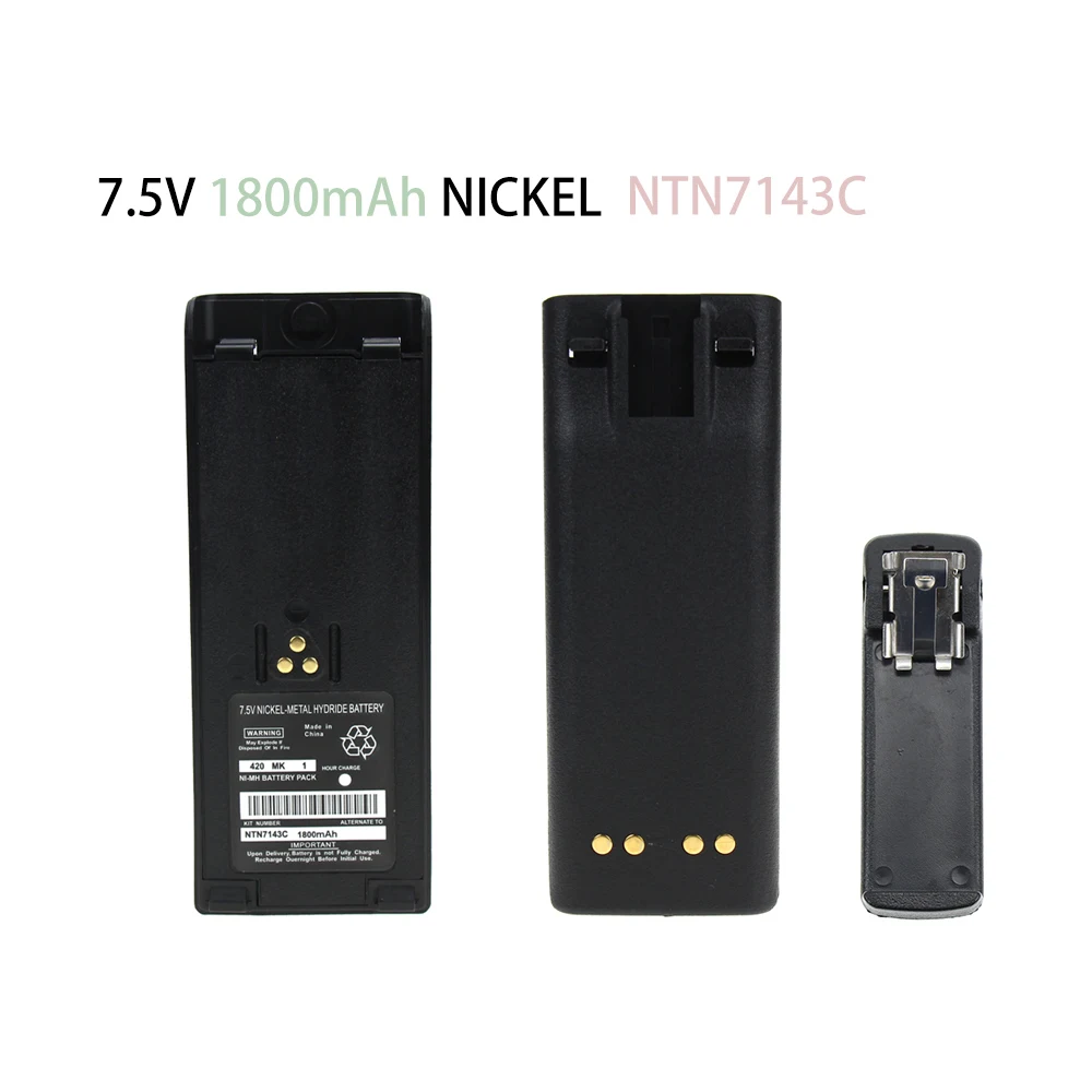1800mAh Replacement NI-MH Battery + Belt Clip for Motorola GP900 GP1200 GP2010 GP2013 HT1000 HT6000 MT2000 MT2100 Radios
1800mAh Replacement NI-MH Battery + Belt Clip for Motorola GP900 GP1200 GP2010 GP2013 HT1000 HT6000 MT2000 MT2100 Radios