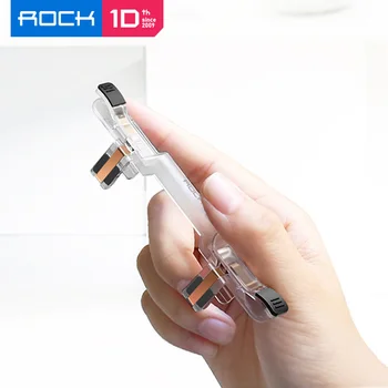ROCK Game pad Trigger Mobile Phone Games Shooter Controller L1 R1 Fire Button Handle For PUBG/Rules of Survival/Knives Out
ROCK Game pad Trigger Mobile Phone Games Shooter Controller L1 R1 Fire Button Handle For PUBG/Rules of Survival/Knives Out