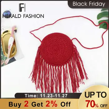 Herald Fashion Half Round Straw Bags for Women Spring Summer Beach Rattan Bag Handmade Woven Half Moon Crossbody Handbags
Herald Fashion Half Round Straw Bags for Women Spring Summer Beach Rattan Bag Handmade Woven Half Moon Crossbody Handbags