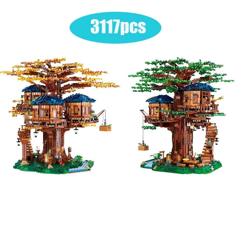 3117pcs Creative Toy Tree House Playmobil Legoinglys DIY Minecraftinglys Figures Biggest Idea Model Building Blocks Toys Gifts
3117pcs Creative Toy Tree House Playmobil Legoinglys DIY Minecraftinglys Figures Biggest Idea Model Building Blocks Toys Gifts