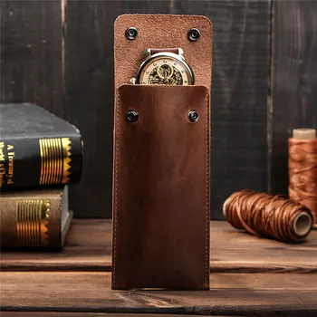 Leather Watch Case Storage Bag for Apple Watch Handmade Travel Shockproof Flip Protective Shell Full Cover Pouch
Leather Watch Case Storage Bag for Apple Watch Handmade Travel Shockproof Flip Protective Shell Full Cover Pouch