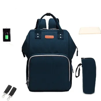 Nappy Bags Multi-function Large Capacity Shoulders Bag with Insulated Bottle Pockets External USB Charging Port
Nappy Bags Multi-function Large Capacity Shoulders Bag with Insulated Bottle Pockets External USB Charging Port