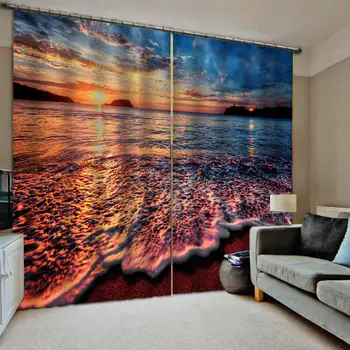 Sea sunset landscape Window Blackout Luxury 3D Curtains set For Bed room Living room Office Hotel Home Wall Decorative
Sea sunset landscape Window Blackout Luxury 3D Curtains set For Bed room Living room Office Hotel Home Wall Decorative