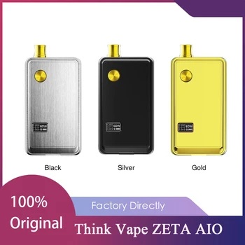 Think Vape ZETA AIO 60W Pod Kit with 3ml pod Cartridge & Powered by Single 18650 Cell Ecig DTL & MTL Vaping Pod Kit VS Vinci Mod
Think Vape ZETA AIO 60W Pod Kit with 3ml pod Cartridge & Powered by Single 18650 Cell Ecig DTL & MTL Vaping Pod Kit VS Vinci Mod