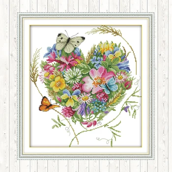Butterflies Love Flowers DIY Crafts 14ct 11ct Count Print Canvas Embroidery Kits Cross Stitch Kit Needlework Embroidery Patterns
Butterflies Love Flowers DIY Crafts 14ct 11ct Count Print Canvas Embroidery Kits Cross Stitch Kit Needlework Embroidery Patterns