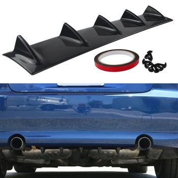 Universal Car Rear Body Bumper Diffuser Spoiler 5 Wing Lip Rear Bumper Shark Diffuser Spoiler 23"*6"
Universal Car Rear Body Bumper Diffuser Spoiler 5 Wing Lip Rear Bumper Shark Diffuser Spoiler 23"*6"