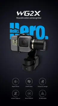 FeiyuTech WG2X 3-axis stabilizer wearable splash-proof platform for GoPro Hero7 / 6/5 Session 4/5 Yi 4K / AEE SJCAM motion camer
FeiyuTech WG2X 3-axis stabilizer wearable splash-proof platform for GoPro Hero7 / 6/5 Session 4/5 Yi 4K / AEE SJCAM motion camer