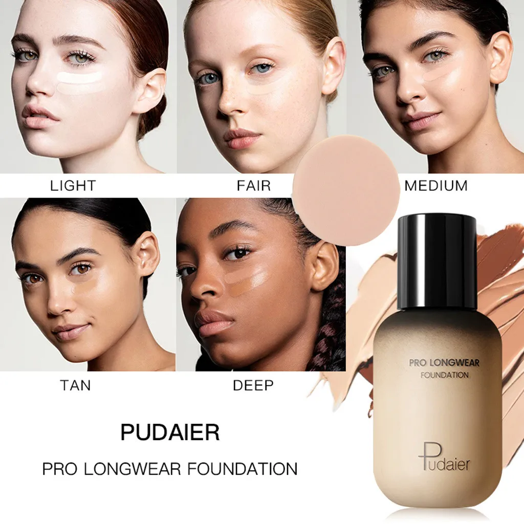 Pro Longwear Face & Body Foundation Eye Face Foundation Liquid+Puff Block Defect Highlight Contour Makeup Set Drop Shipping
Pro Longwear Face & Body Foundation Eye Face Foundation Liquid+Puff Block Defect Highlight Contour Makeup Set Drop Shipping