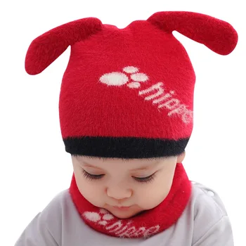 Winter Children Hats Knitted Baby Girls Boys Hat Warm Velvet Scarf Cute Cat Ears Hats for Kids Autumn
Winter Children Hats Knitted Baby Girls Boys Hat Warm Velvet Scarf Cute Cat Ears Hats for Kids Autumn
