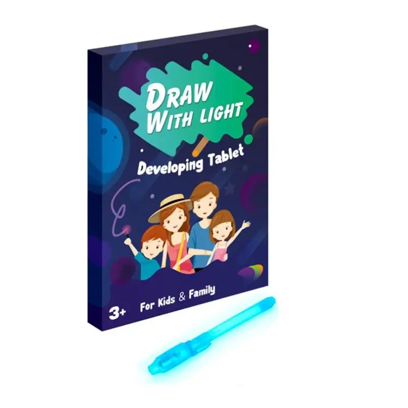 Big Light Luminous Drawing Board Kids Toy Tablet Draw In Dark With Light Fun Fluorescent Pen Children Educational Toys
Big Light Luminous Drawing Board Kids Toy Tablet Draw In Dark With Light Fun Fluorescent Pen Children Educational Toys