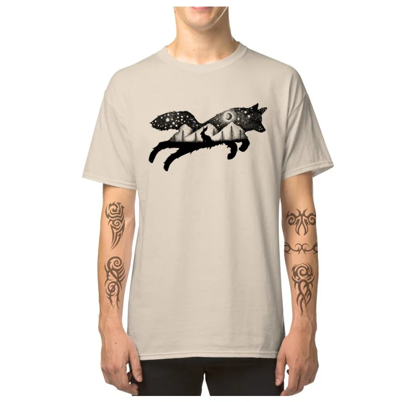 Designer FOX_AND_HARE__6249 Comics Short Sleeve T-shirts Lovers Day O-Neck All Cotton T Shirt for Men Tee Shirts Normal FOX_AND_HARE__6249 beige