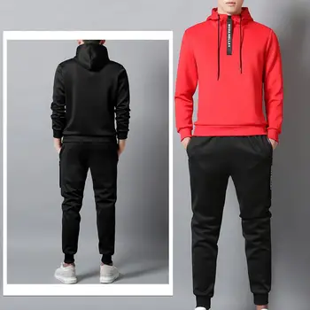 Long-Sleeved Pullover Men'S Suits Football Play Running Two Piece Hoodie Set Mens Sports Casual Sport Suit Hoodies Suit Warm
Long-Sleeved Pullover Men'S Suits Football Play Running Two Piece Hoodie Set Mens Sports Casual Sport Suit Hoodies Suit Warm