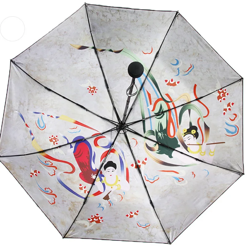Genuine Product Paradise Umbrella 30449eyxj Sky Flying Immortal Vinyl Lightweight UV-Protection Transfer Print Cloth Three Fold
Genuine Product Paradise Umbrella 30449eyxj Sky Flying Immortal Vinyl Lightweight UV-Protection Transfer Print Cloth Three Fold