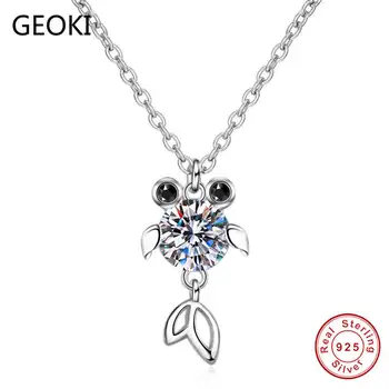 Geoki 925 Sterling Silver Passed Diamond Test 0.5 ct Perfect Cut D Color Moissanite Cute Fish Pendant Necklace Party Jewelry
Geoki 925 Sterling Silver Passed Diamond Test 0.5 ct Perfect Cut D Color Moissanite Cute Fish Pendant Necklace Party Jewelry