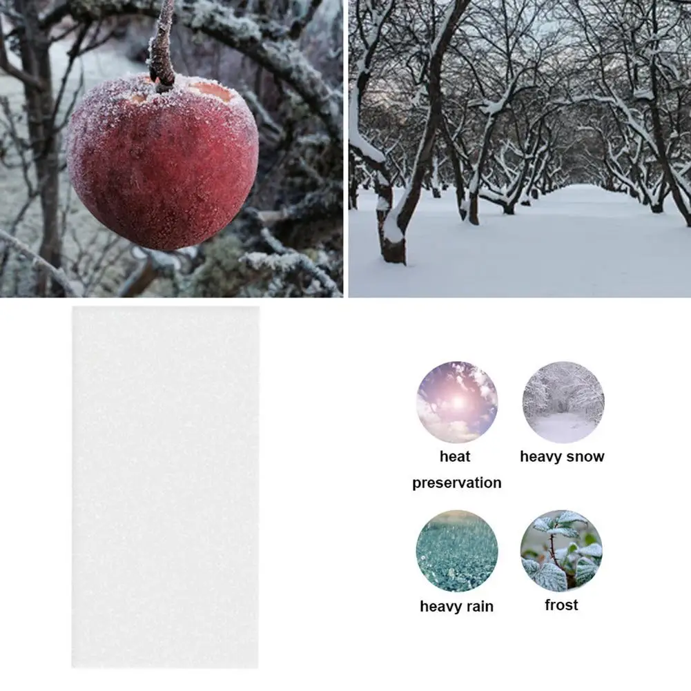 1X16M Winter AntiFreeze Plant Cover Non-Woven Fabric Freeze Protection Plant Frost Greenhouse Protection Blanket Garden Supplies
1X16M Winter AntiFreeze Plant Cover Non-Woven Fabric Freeze Protection Plant Frost Greenhouse Protection Blanket Garden Supplies