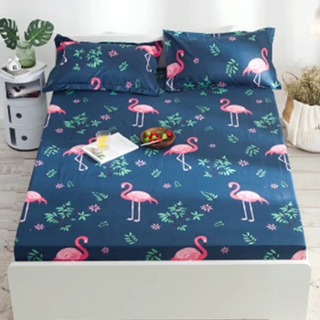 Flamingo Printed Bed Sheet with Elastic Belt Waterproof Bedding Sheet Mattress Cover Bed Protector Pillowcases Cover Bedding
Flamingo Printed Bed Sheet with Elastic Belt Waterproof Bedding Sheet Mattress Cover Bed Protector Pillowcases Cover Bedding