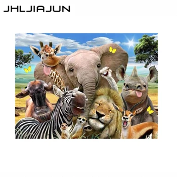 DIY Painting By Numbers Giraffe Zebra Rhino African Wild Elephant Animal Canvas Mural Art Posters and Prints Animal Art Picture
DIY Painting By Numbers Giraffe Zebra Rhino African Wild Elephant Animal Canvas Mural Art Posters and Prints Animal Art Picture