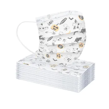 10/20/30/40PCS One Time Non-woven Face Mask Fashion Children Halloween Printing 3Ply Ear Loop Mouth Mask With Design Masque
10/20/30/40PCS One Time Non-woven Face Mask Fashion Children Halloween Printing 3Ply Ear Loop Mouth Mask With Design Masque