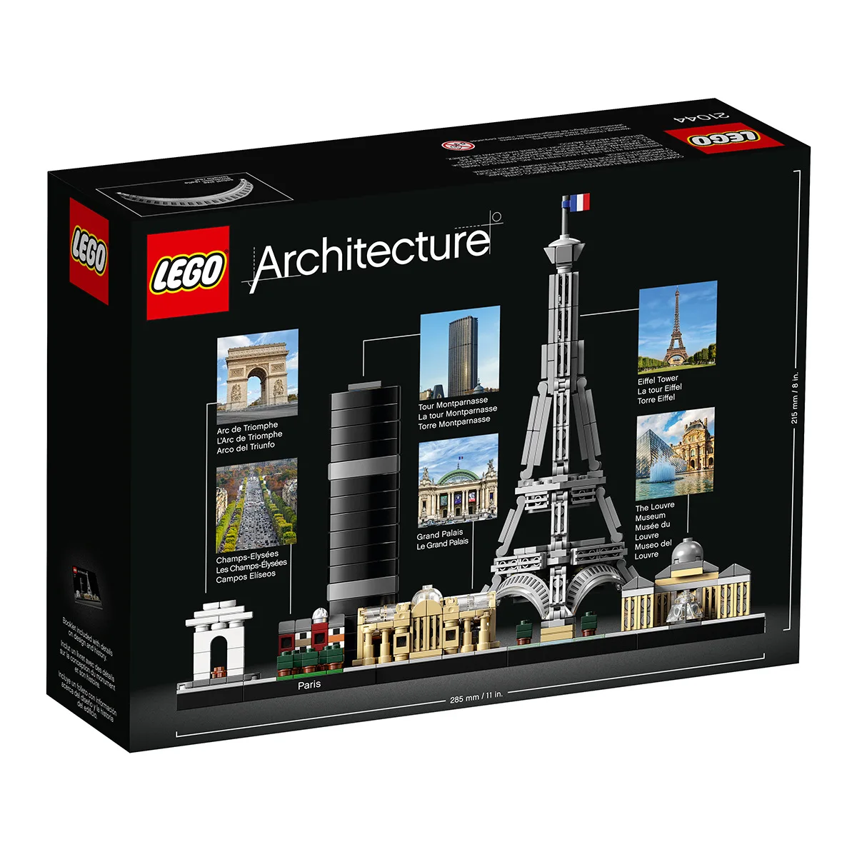 

2019 New Products LEGO Architecture Series 21044 Paris Boy Assembled Toys Adult Assembly Model Collection