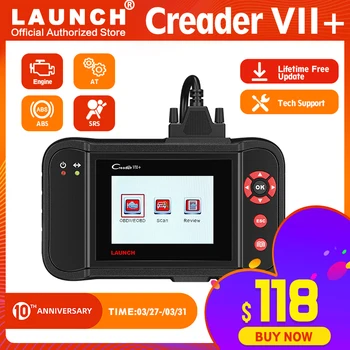 LAUNCH X431 Creader VII+ OBD2 Car Code Reader Scanner Auto Diagnostic Tool for Engine Transmission ABS Airbag Creader VII Plus
LAUNCH X431 Creader VII+ OBD2 Car Code Reader Scanner Auto Diagnostic Tool for Engine Transmission ABS Airbag Creader VII Plus