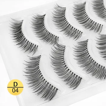 5 Pairs 3D Mink Fur False Eyelashes Entirely Handmade Natural Cross Eyelash Extension Makeup Tools D-04
5 Pairs 3D Mink Fur False Eyelashes Entirely Handmade Natural Cross Eyelash Extension Makeup Tools D-04
