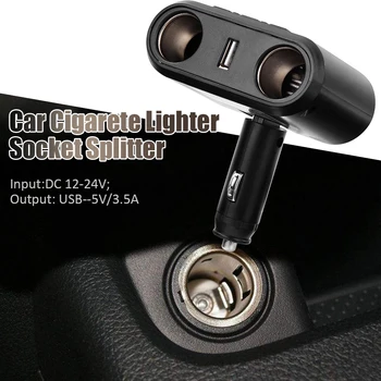 Car Cigarette Lighter Socket Splitter Charger Dual USB V16 HD 80W 2 Sockets Car Cigarete Lighter Splitter 3.5A USB Fast Charger
Car Cigarette Lighter Socket Splitter Charger Dual USB V16 HD 80W 2 Sockets Car Cigarete Lighter Splitter 3.5A USB Fast Charger