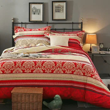 Boho Red Duvet Cover set 4pcs Queen King Size Brushed Cotton Heavyweigh Warm Bedding Comforter Cover Flat sheet Pillowcases
Boho Red Duvet Cover set 4pcs Queen King Size Brushed Cotton Heavyweigh Warm Bedding Comforter Cover Flat sheet Pillowcases