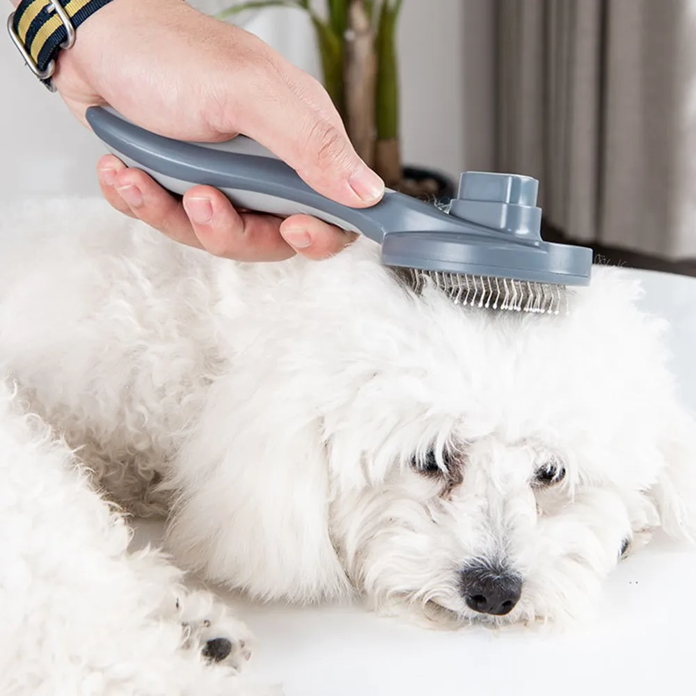 Dog Hair Removal Comb Grooming Cats Comb Pet Products Cat Flea Comb Pet Comb for Dogs Grooming Comb Toll Automatic Hair Brushes
Dog Hair Removal Comb Grooming Cats Comb Pet Products Cat Flea Comb Pet Comb for Dogs Grooming Comb Toll Automatic Hair Brushes