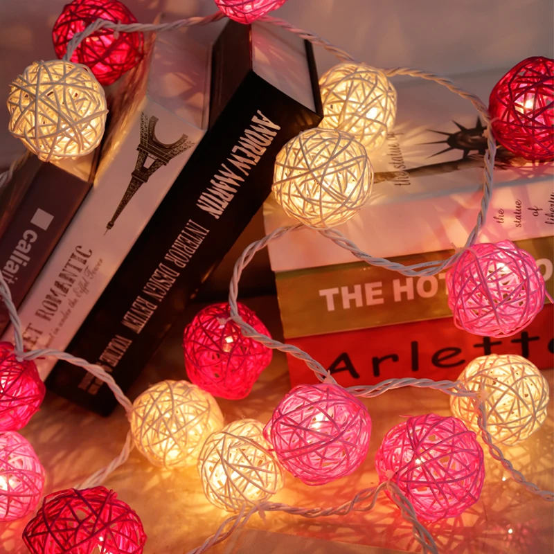 Rattan Ball LED String Garland Light Balls Christmas Lights Fairy Garden Bedroom Lamp Chain Diwali Party Decoration Hanukkah
Rattan Ball LED String Garland Light Balls Christmas Lights Fairy Garden Bedroom Lamp Chain Diwali Party Decoration Hanukkah