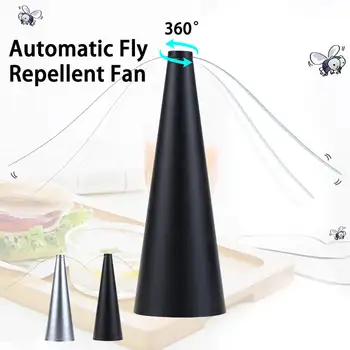 Automatic Fly Trap Repellent Fan Battery Power Multifunctional Flies Bugs Device Keep Flies Away From Your Food 45P
Automatic Fly Trap Repellent Fan Battery Power Multifunctional Flies Bugs Device Keep Flies Away From Your Food 45P