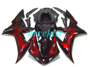 New ABS Compression Mold motorcycle Fairings Fit For Yamaha YZF-1000-R1 2002-2003 02 03 Fairing Bodywork set Custom black red 
New ABS Compression Mold motorcycle Fairings Fit For Yamaha YZF-1000-R1 2002-2003 02 03 Fairing Bodywork set Custom black red