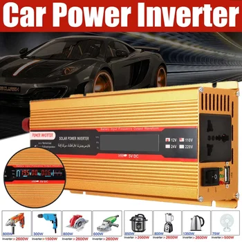 4000W Car Solar Inverter Power Inverter 12/24V To AC 220 USB Adapter Modified Sine Wave Converter for Car Camping Travaling
4000W Car Solar Inverter Power Inverter 12/24V To AC 220 USB Adapter Modified Sine Wave Converter for Car Camping Travaling
