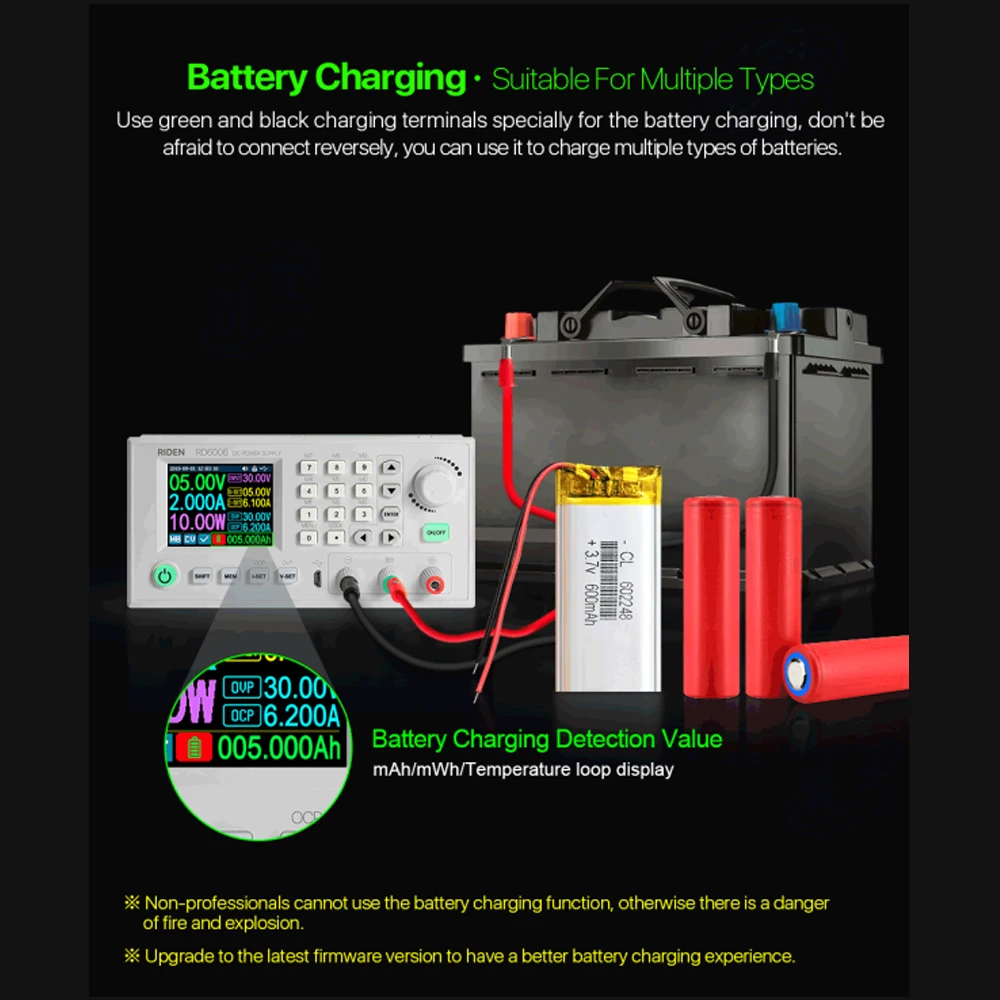 Hot RD6006 RD6006W USB WIFI DC-DC Voltage Current Step-down Power Supply Module Buck Voltage Converter Voltmeter 60V 5A
Hot RD6006 RD6006W USB WIFI DC-DC Voltage Current Step-down Power Supply Module Buck Voltage Converter Voltmeter 60V 5A