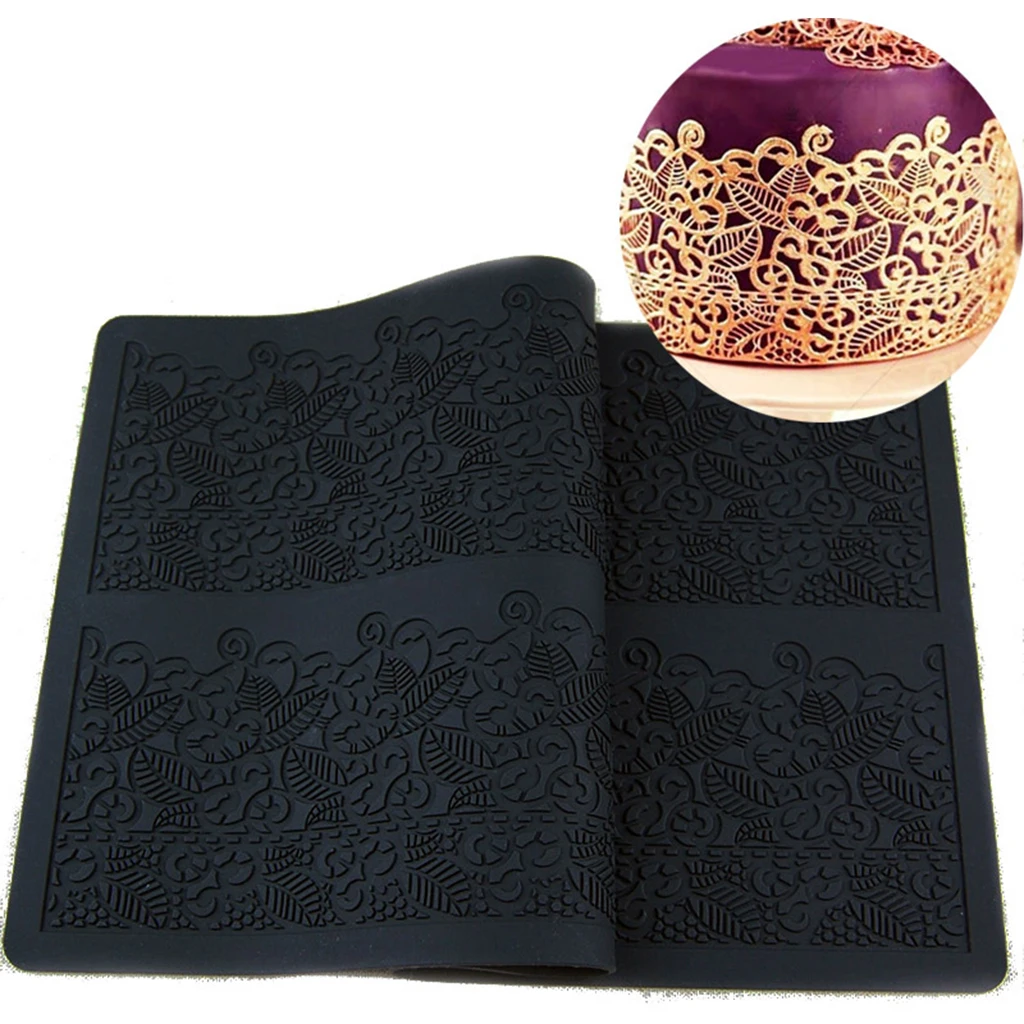 Silicone Mold Fondant Cake Lace Embossed Cake Molds Sugar Craft Lace Mat Cake Decorating Tools Cake Decoration Embossing Mat
Silicone Mold Fondant Cake Lace Embossed Cake Molds Sugar Craft Lace Mat Cake Decorating Tools Cake Decoration Embossing Mat