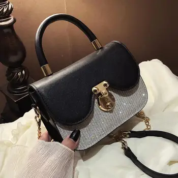 Contrast color Tote bag 2020 Fashion New High quality PU Leather Women's Designer Handbag Lock Chain Shoulder Messenger Bag
Contrast color Tote bag 2020 Fashion New High quality PU Leather Women's Designer Handbag Lock Chain Shoulder Messenger Bag