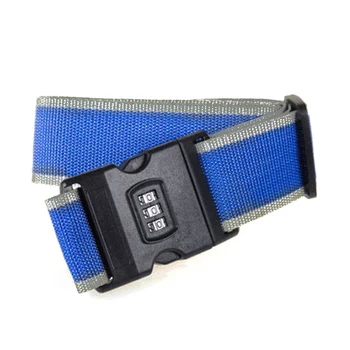 Adjustable Nylon Safety Belt Luggage Strap Cross Belt Packing Travel Suitcase 3 Digits Password Lock Buckle Baggage Belts
Adjustable Nylon Safety Belt Luggage Strap Cross Belt Packing Travel Suitcase 3 Digits Password Lock Buckle Baggage Belts