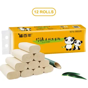 12 Rolls Silky & Smooth Soft 4-Ply Toilet Paper Skin-friendly Bathroom Kitchen Toilet Tissue Paper Primary Wood Pulp Tissue Roll
12 Rolls Silky & Smooth Soft 4-Ply Toilet Paper Skin-friendly Bathroom Kitchen Toilet Tissue Paper Primary Wood Pulp Tissue Roll